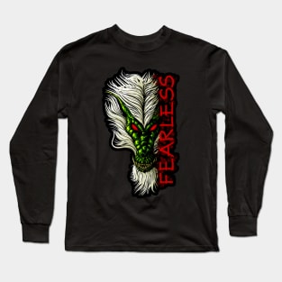 Fearless Chinese Dragon - Ancient Warrior Long Sleeve T-Shirt